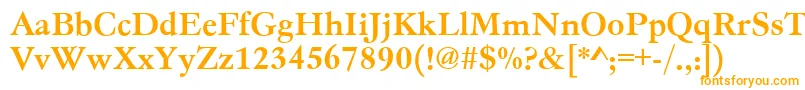 Gc05004t Font – Orange Fonts on White Background