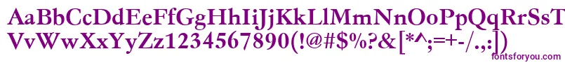 Gc05004t Font – Purple Fonts on White Background