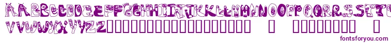 Oogieboogies Font – Purple Fonts on White Background