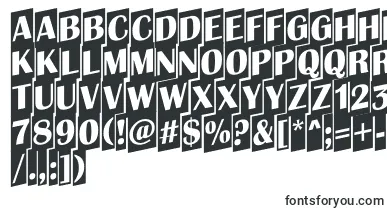 AAlbionictitulcmup font – block Fonts