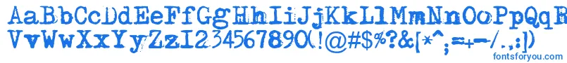 More about Maszynaplus Font Maszynaplus Font – Blue Fonts on White Background