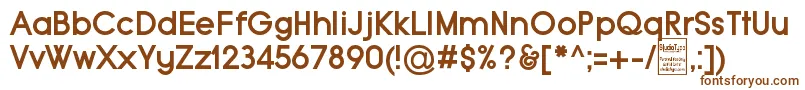 More about TypoGroteskBoldDemo Font TypoGroteskBoldDemo Font – Brown Fonts on White Background