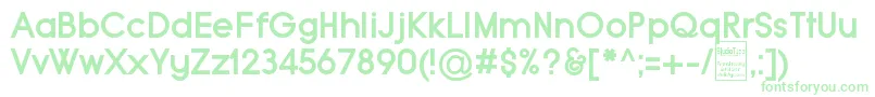 TypoGroteskBoldDemo Font – Green Fonts on White Background