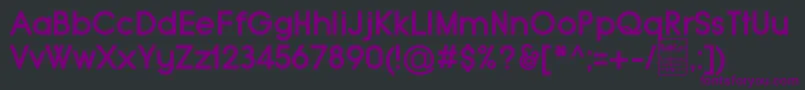TypoGroteskBoldDemo Font – Purple Fonts on Black Background