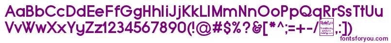 TypoGroteskBoldDemo Font – Purple Fonts on White Background