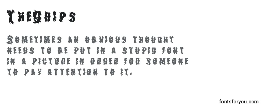 TheDrips Font