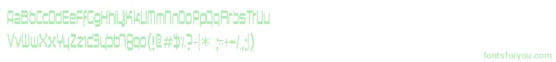 Horspowr Font – Green Fonts on White Background