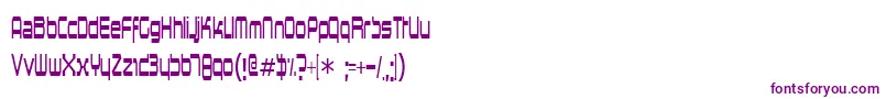 Horspowr Font – Purple Fonts on White Background