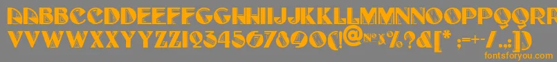 FullTiltBoogieNf Font – Orange Fonts on Gray Background