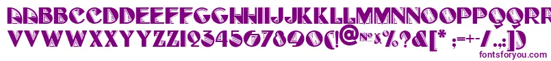 Шрифт FullTiltBoogieNf – фиолетовые шрифты