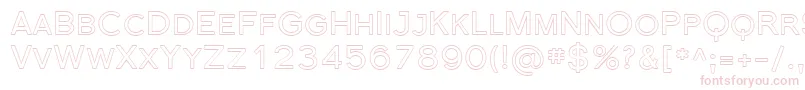 Sfflorencesansscoutline-fontti – vaaleanpunaiset fontit