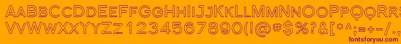 More about Sfflorencesansscoutline Font Sfflorencesansscoutline Font – Purple Fonts on Orange Background