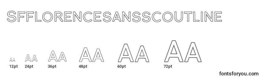 Sfflorencesansscoutline Font Sizes
