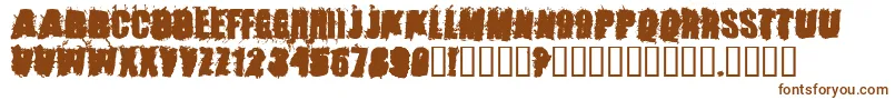 StoneCold Font – Brown Fonts on White Background