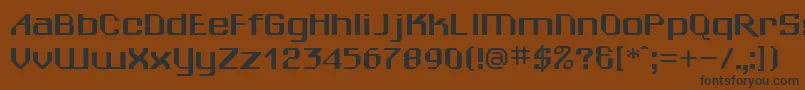 SheilaRegular Font – Black Fonts on Brown Background
