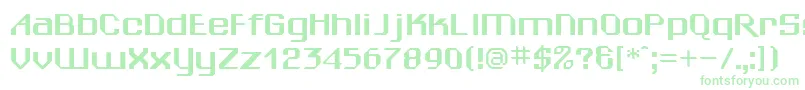 SheilaRegular Font – Green Fonts on White Background