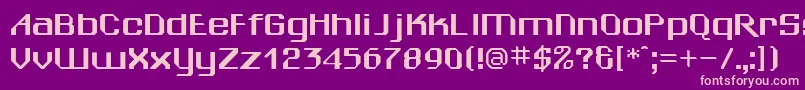 Шрифт SheilaRegular – розовые шрифты на фиолетовом фоне