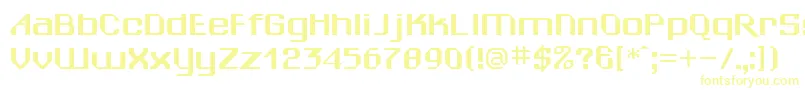 SheilaRegular Font – Yellow Fonts on White Background