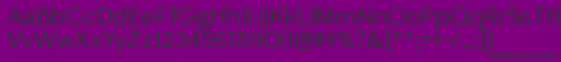 Więcej informacji o czcionce SkirtltRegular Czcionka SkirtltRegular – czarne czcionki na fioletowym tle