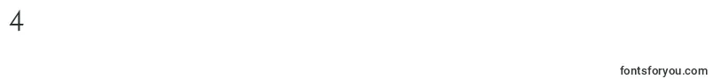 KabelettBook Font – Fonts for Digit 4
