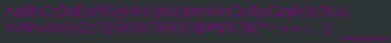 KabelettBook Font – Purple Fonts on Black Background