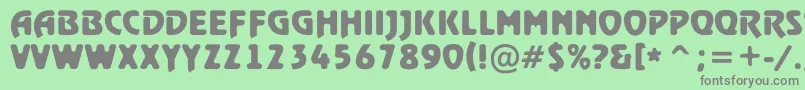 ARewindertitulrghBold Font – Gray Fonts on Green Background