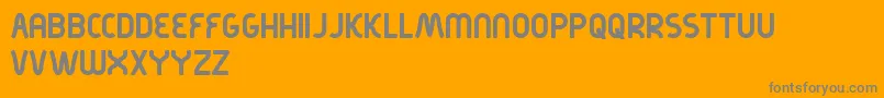 Kirschbaum Font – Gray Fonts on Orange Background