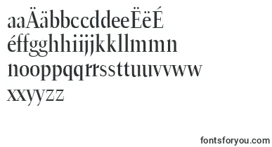 TrumpetliteNormal font – macedonian Fonts