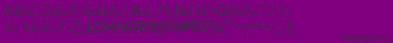 fuente Magbis – Fuentes Negras Sobre Fondo Morado