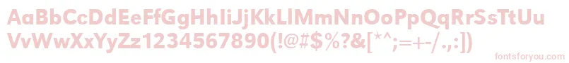 Urwgrotesktmednar Font – Pink Fonts on White Background