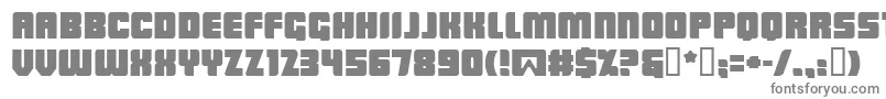 Lowrb-fontti – harmaat kirjasimet valkoisella taustalla