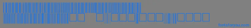 Шрифт V100026 – синие шрифты на сером фоне