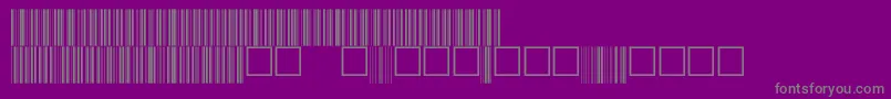 フォントV100026 – 紫の背景に灰色の文字