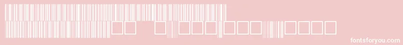 V100026 Font – White Fonts on Pink Background