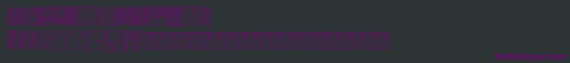 Skinnyserif Font – Purple Fonts on Black Background