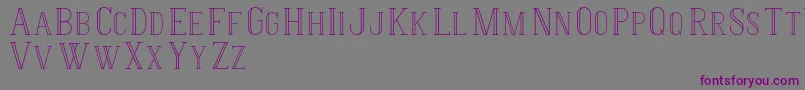 HermioneRegular Font – Purple Fonts on Gray Background