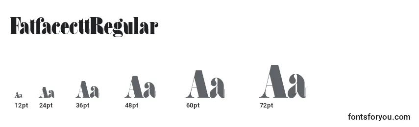 FatfacecttRegular Font Sizes