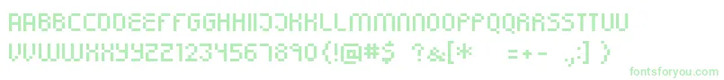 Simpletown Font – Green Fonts on White Background