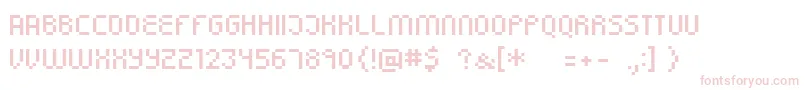 Simpletown Font – Pink Fonts on White Background