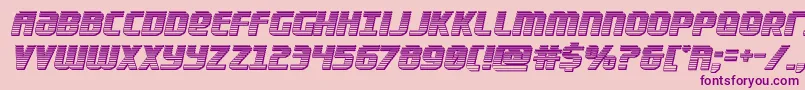 Lightsiderchrome Font – Purple Fonts on Pink Background