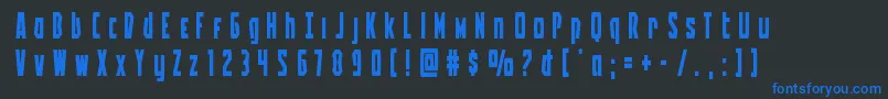 Battleworldtitle Font – Blue Fonts on Black Background
