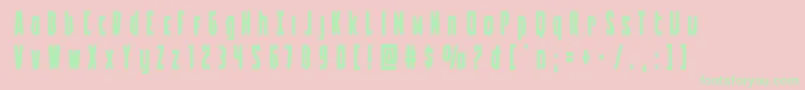 Battleworldtitle Font – Green Fonts on Pink Background