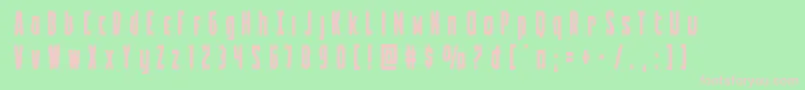 Battleworldtitle Font – Pink Fonts on Green Background