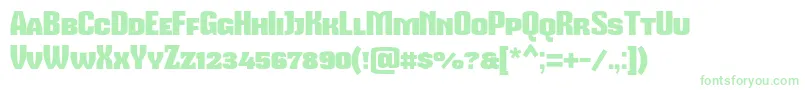 Mikodacspcs Font – Green Fonts on White Background