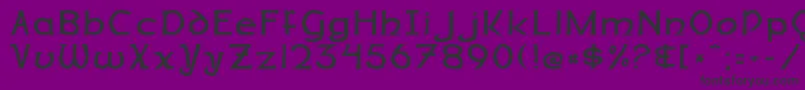 フォントDalelandsNormal – 紫の背景に黒い文字