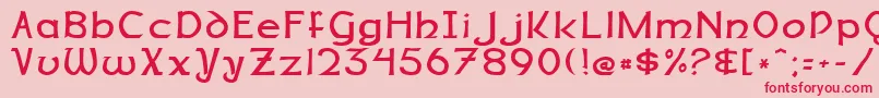 More about DalelandsNormal Font DalelandsNormal Font – Red Fonts on Pink Background