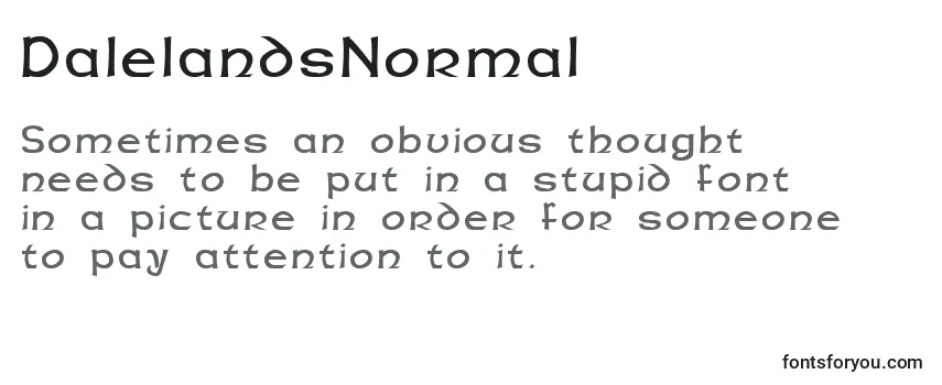 DalelandsNormal Font