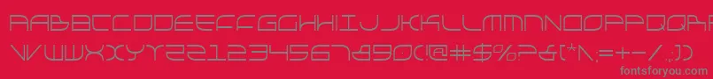 Шрифт GalgaCondensed – серые шрифты на красном фоне