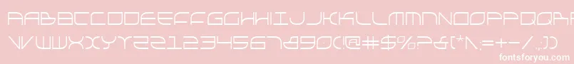 GalgaCondensed Font – White Fonts on Pink Background