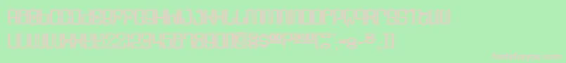 Dssupervix Font – Pink Fonts on Green Background